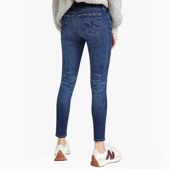 AG Adriano Goldschmied Stevie Ankle Slim Straight Jeans - 27 Regular - Picture 4 of 15
